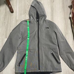 Women’s The North Face Gray Hooded Utility Jacket